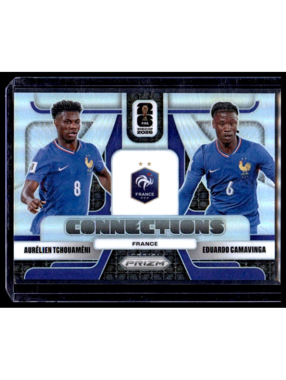 2026 Panini Prizm Fifa World Cup Eduardo Camavinga, Aurelien Tchouameni #16